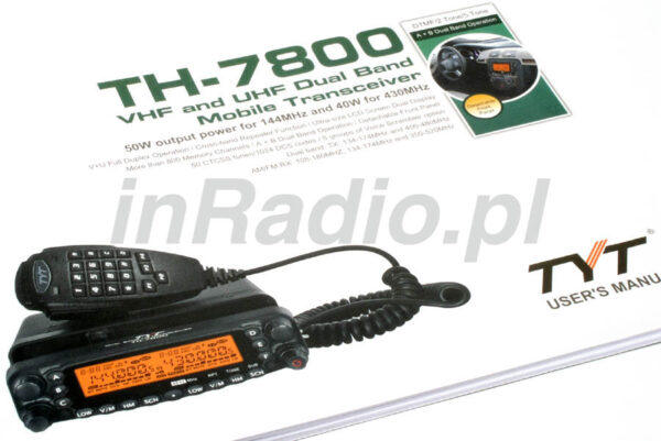 TYT TH-7800 - Radiotelefon 2m/70cm - obrazek 16