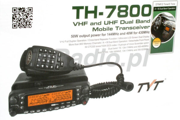 TYT TH-7800 - Radiotelefon 2m/70cm - obrazek 18