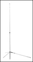 Antena bazowa pionowa Diamond V2000 w pełni rozłożona