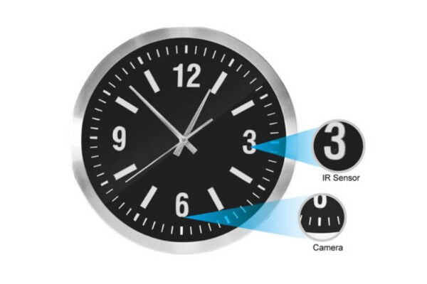 CC-1080-DVR Zegar z ukrytą kamerą