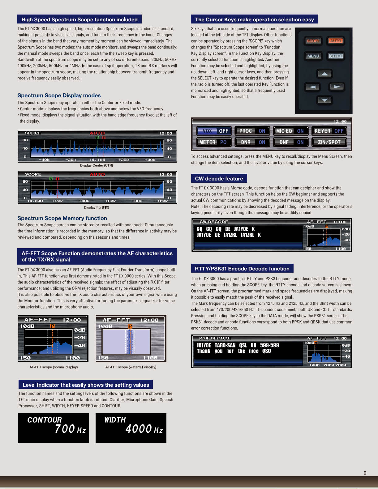 YAESU FT DX 3000 TRANSCEIVER HF